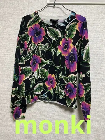 monki 꽃무늬 니트