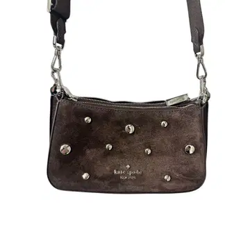 새상품 kate spade 듀엣 스웨이드 스터드 크로스바디