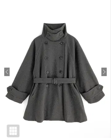 벨트 포함 멀티 Way 페이크 울 코트 ( fo1762 )