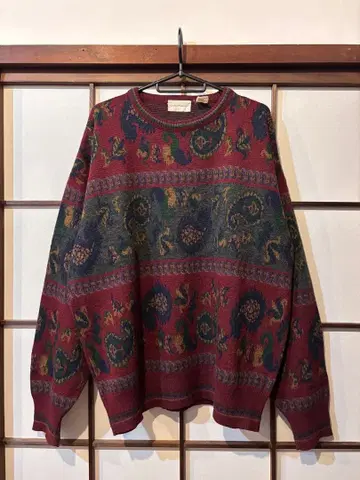 Potomac Collection 페이즐리 무늬 니트