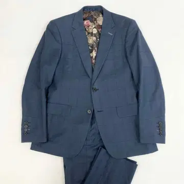 33i25 폴스미스 이탈리아제 원단 안감 꽃무늬 싱글 수트 M k02i