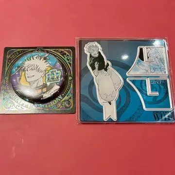 주술회전 고죠 사토루 생일 캔뱃지 아크릴X피규어 디오라마 2025년