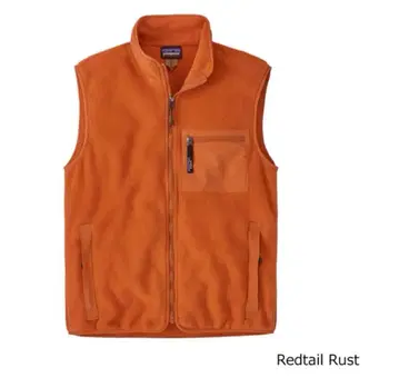 파타고니아 신틸라 베스트 플리스 오렌지(Redtail Rust)