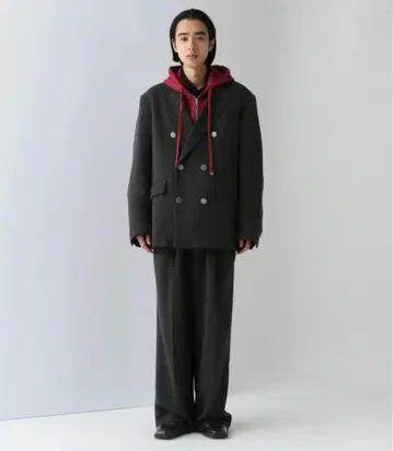 HARE 라메 트위드 자켓/와이드 트라우저 set up 판매 새상품급