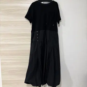 [ LASUD ACTIV ] 블랙 반팔 티셔츠 원피스