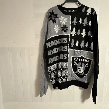 NFL Raiders 패치워크 스웨터 [ XL ]