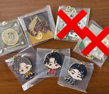 멤버 컴프 5개 세트 메탈 참 제일복권 미세스 그린애플