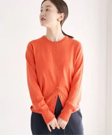 IENA ESPOIR 워셔블 크루넥 가디건