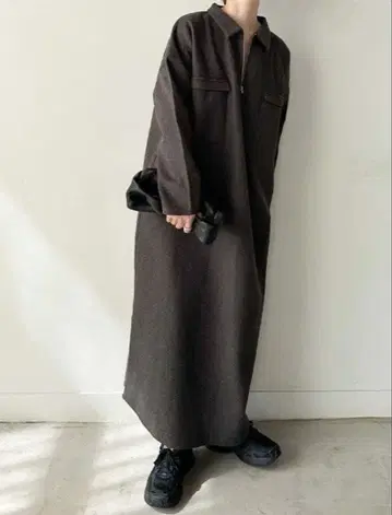 select MOCA by son 프론트 지퍼 원피스