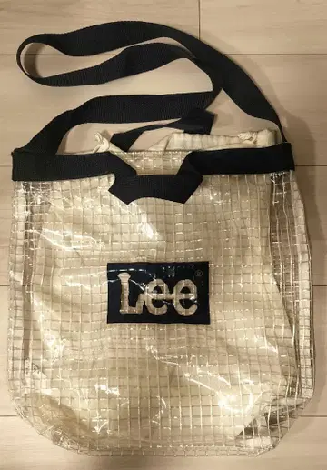 Lee 클리어 비닐 숄더백