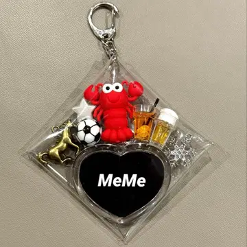 SnowMan 담은 파우치 키링 메메