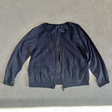 [ 빅 사이즈 LL ] 리브인컴포트 시스루 레이스 숏 자켓