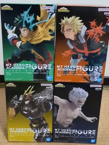 나의 히어로 아카데미아 히로아카 GIGO 한정판 피규어 4종 세트