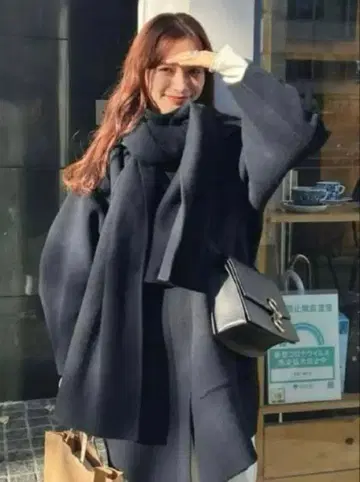 etre tokyo 후디 스톨 코쿤 코트