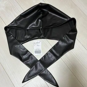 플라주 인조 가죽 후디