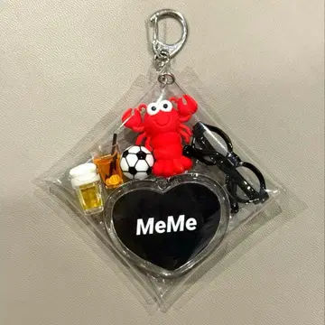 SnowMan 파우치 키링 메메