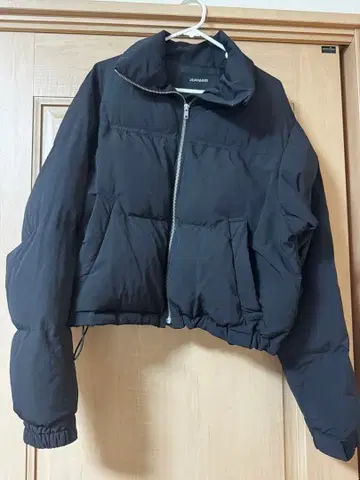 지나시스 다운 자켓 블랙 프리 사이즈