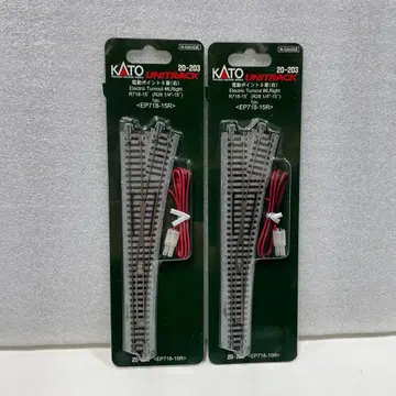 레어 새상품 N 게이지 KATO 전동 포인트 6번 (우) 2세트