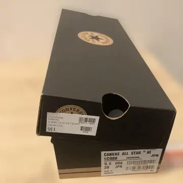 컨버스 캔버스 올스타 하이 28cm 차콜