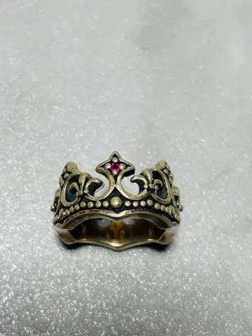 [저스틴 스타일] 실버 반지 크라운 디자인