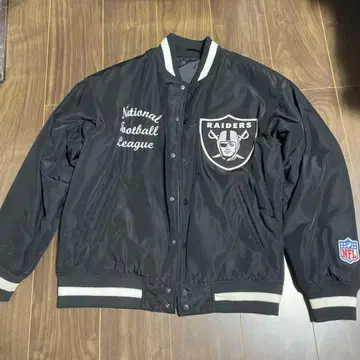 NFL 레이더스 바시티 자켓 M 사이즈