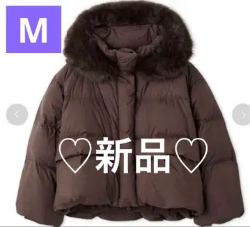 최종 프레이 아이디 FRAY I.D 새상품 후드 퍼 숏 다운 코트