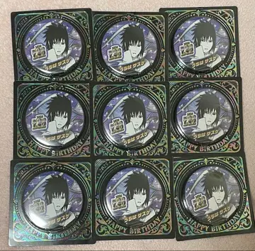 NARUTO 나루토 birthday 생일 캔뱃지 2025 사스케 9개