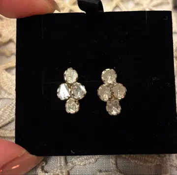 다이아 플라워 귀걸이