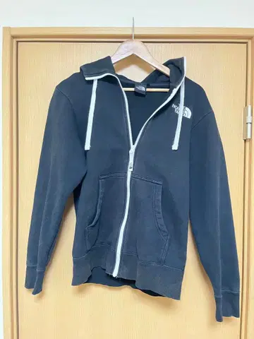 THE NORTH FACE 블랙 풀 집업 후드티 S