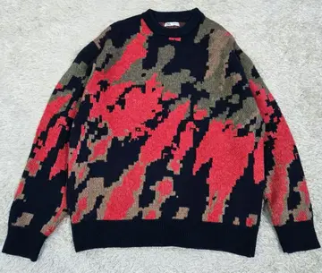 새상품급 ZARA 자라 아브스트랙트 자카드 스웨터 니트 L 사이즈