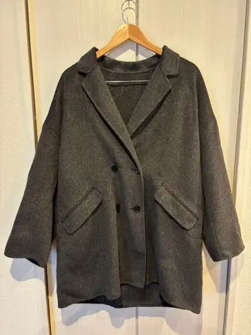 FRAMeWORK 해밀턴 리버 테일러드 코트 차콜 그레이