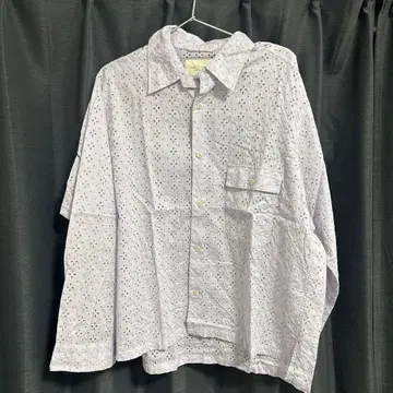 PUBLIC TOKYO 연보라 긴팔 셔츠