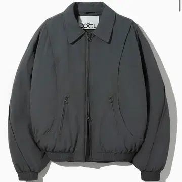 COSTUME O'CLOCK 커브드 투웨이 항공 패딩 자켓