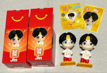 BTS JIN 진 맥도날드 맥 피규어 2개