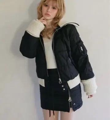 andmary mary quilting jacket black