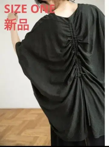 OSMOSIS 새상품 백 개더 블라우스 사이즈 ONE