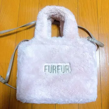 FURFUR 에코 퍼 토트백 핑크