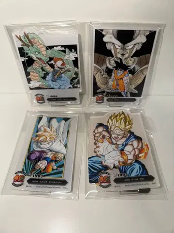 드래곤볼 40주년 제일복권 F상 ACLLECT 4종 세트