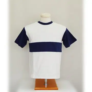 WAREHOUSE 웨어하우스 4083 콤비 패널 보더 티셔츠 S