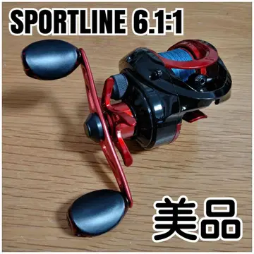 새상품급 SPORTLINE 6.1:1 베이트 낚시릴