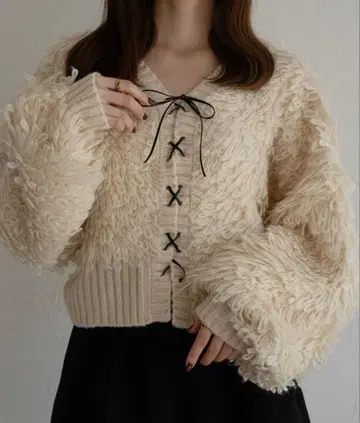 새상품 raffime 2WAY 루프얀 니트