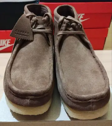 Clarks Wallabee Boot 브라운 UK10 미사용
