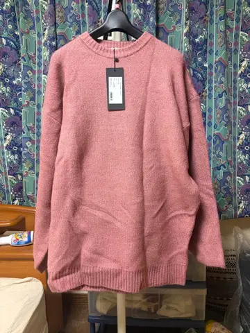 ADRER 극상 후와모치 니트 핑크