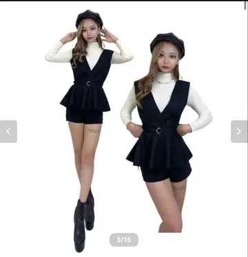 intherise 인더라이즈 허리 리본 니트 베스트