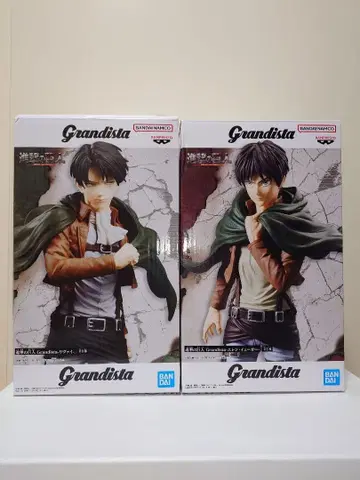 371. 진격의 거인 엘렌 리바이 그란디스타 최신 프라이즈 2체 세트