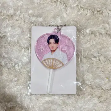 FANTASTICS 야기 유세이 부채형 라메 아크릴 키링