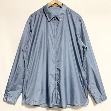 사이즈 5! AURALEE 라이트 나일론 지퍼 셔츠