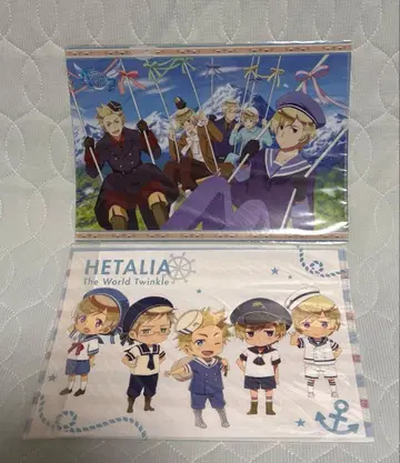 [ 미개봉 새상품 ] 헤타리아 클리어 파일 세트