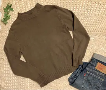 MHL. 엠에이치엘 마가렛호웰 코튼 모크넥 니트