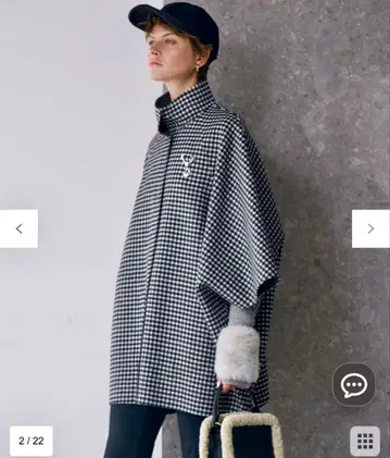 ICB 캐시미어 실크 판초